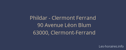 Phildar - Clermont Ferrand