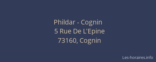 Phildar - Cognin