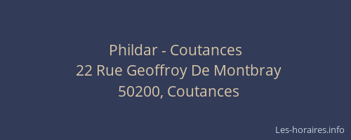 Phildar - Coutances
