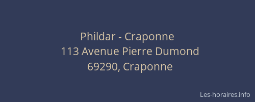Phildar - Craponne