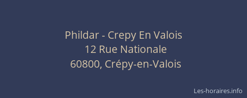 Phildar - Crepy En Valois