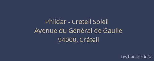 Phildar - Creteil Soleil
