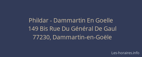 Phildar - Dammartin En Goelle