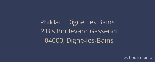 Phildar - Digne Les Bains