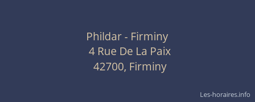 Phildar - Firminy
