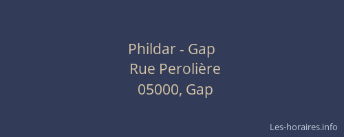 Phildar - Gap