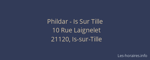 Phildar - Is Sur Tille