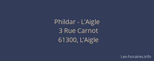 Phildar - L'Aigle