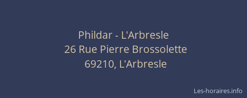 Phildar - L'Arbresle