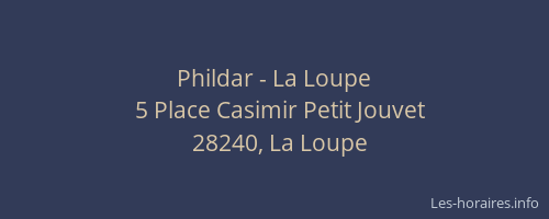 Phildar - La Loupe