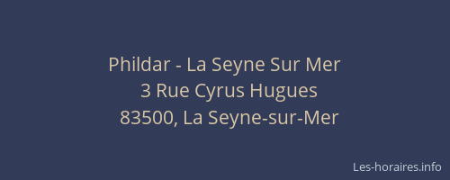 Phildar - La Seyne Sur Mer