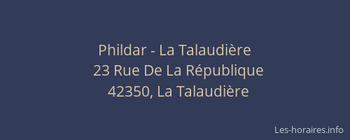 Phildar - La Talaudière