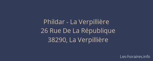 Phildar - La Verpillière