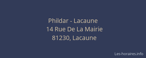 Phildar - Lacaune