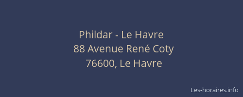 Phildar - Le Havre