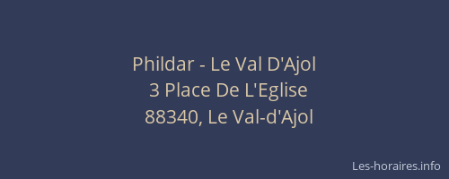 Phildar - Le Val D'Ajol