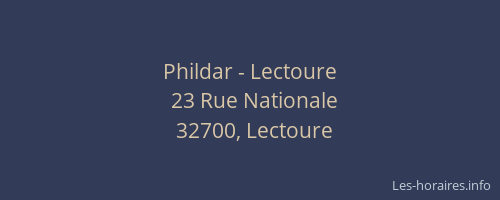 Phildar - Lectoure