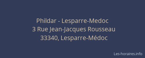 Phildar - Lesparre-Medoc