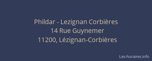 Phildar - Lezignan Corbières