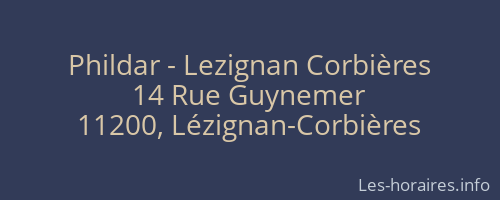 Phildar - Lezignan Corbières