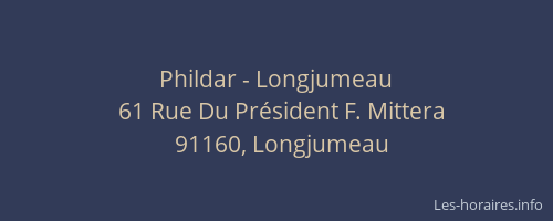 Phildar - Longjumeau