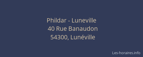 Phildar - Luneville