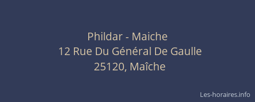 Phildar - Maiche