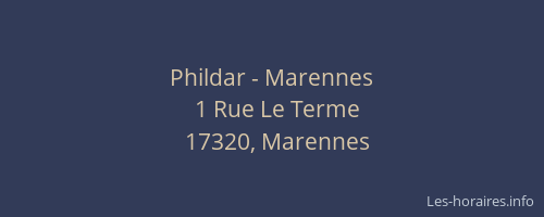 Phildar - Marennes