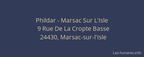 Phildar - Marsac Sur L'Isle