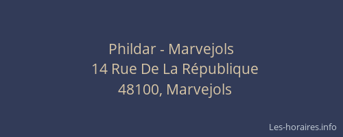 Phildar - Marvejols