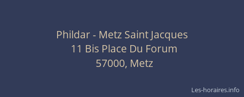 Phildar - Metz Saint Jacques