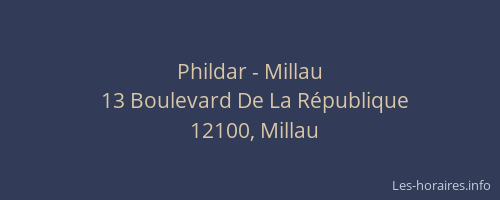 Phildar - Millau
