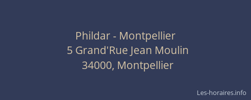 Phildar - Montpellier