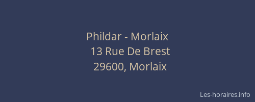 Phildar - Morlaix