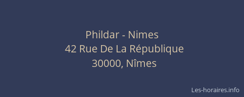 Phildar - Nimes