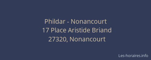 Phildar - Nonancourt