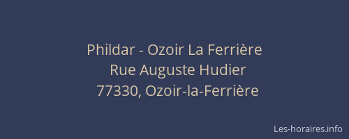 Phildar - Ozoir La Ferrière