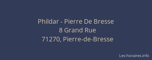 Phildar - Pierre De Bresse