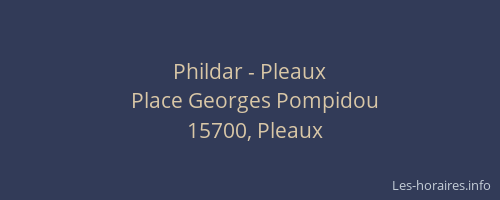 Phildar - Pleaux