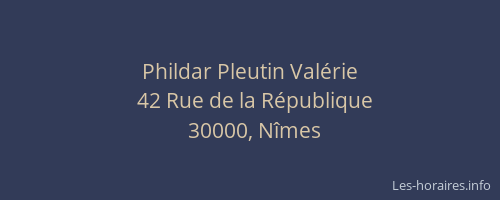 Phildar Pleutin Valérie