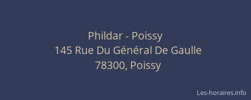 Phildar - Poissy