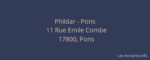 Phildar - Pons