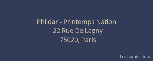 Phildar - Printemps Nation