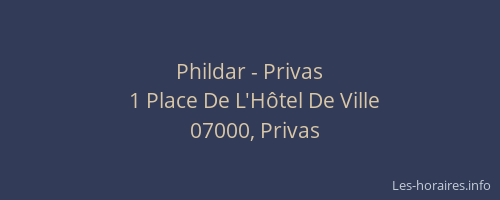 Phildar - Privas