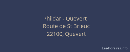 Phildar - Quevert