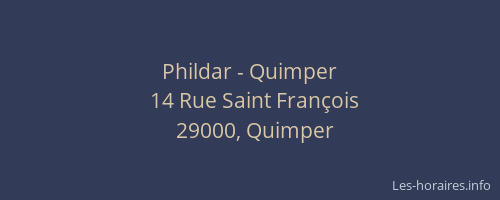Phildar - Quimper