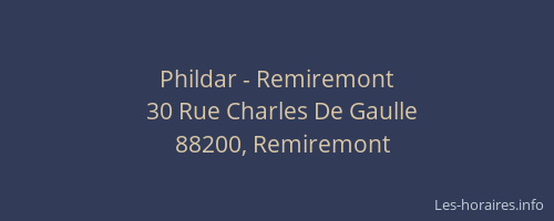 Phildar - Remiremont