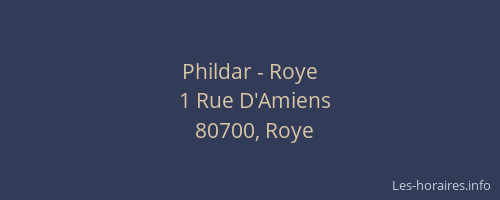 Phildar - Roye