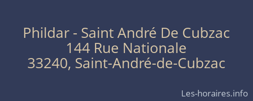 Phildar - Saint André De Cubzac