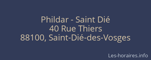 Phildar - Saint Dié